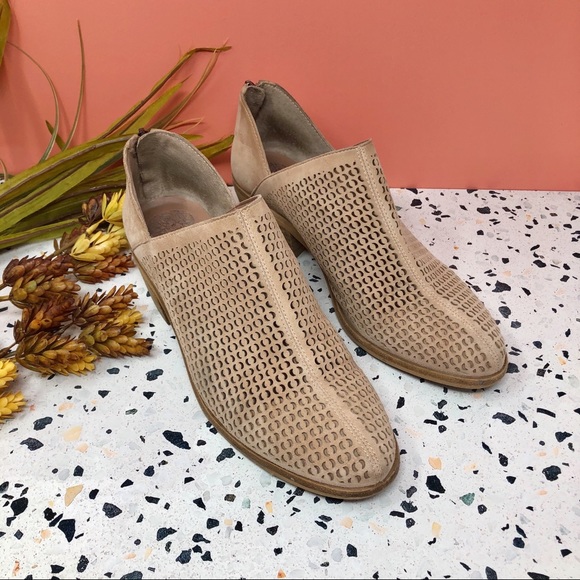 Vince Camuto Paleta Taupe Perforated 